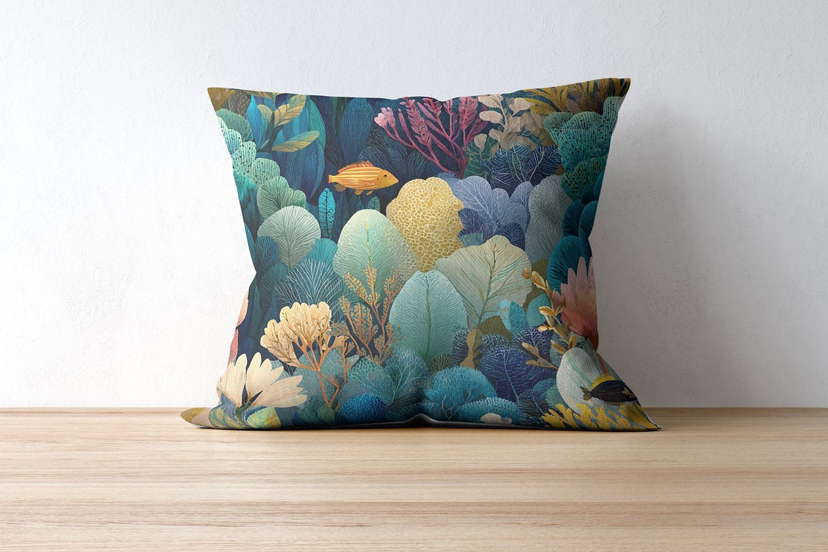 12 Blooming Reef Seamless Patterns, a Pattern Graphic by Inknfolly (Photo 5 of 7)