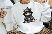 Halloween Cute Bear Clipart, an Illustration by Sublimation Artist (Thumbnail 4 of 6)