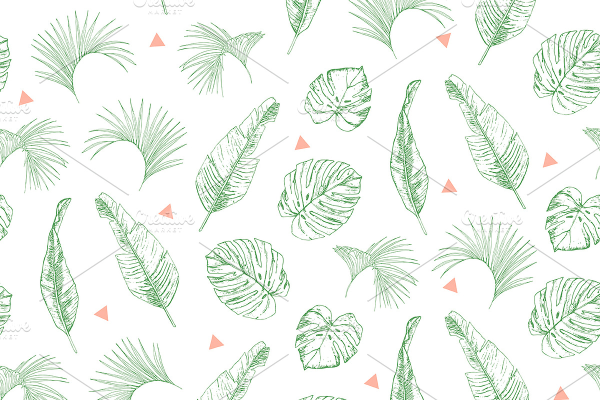Flamingo in the Palm Leaves, a Pattern Graphic by GooseFrol (Photo 23 of 23)