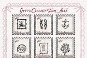 Coastal Grandmother Clipart Set, an Object Illustration by The October Creative (Thumbnail 6 of 6)