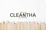 Cleantha Serif 5 Font Family Pack, a Serif Font by Creativetacos (Thumbnail 1 of 5)