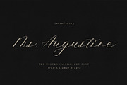 Ms. Augustine  Calligraphy Font, a Script Font by Calamar Studio (Thumbnail 15 of 15)
