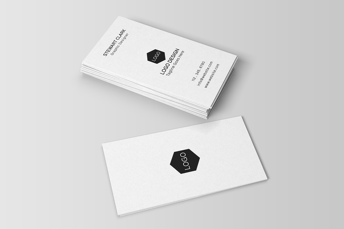 Simple Minimal Business Card, a Business Card Template by Shahjhan (Photo 3 of 6)