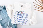 Born To Yap Forced To Chart PNG, an Illustration by SharpMarketplace (Thumbnail 4 of 9)