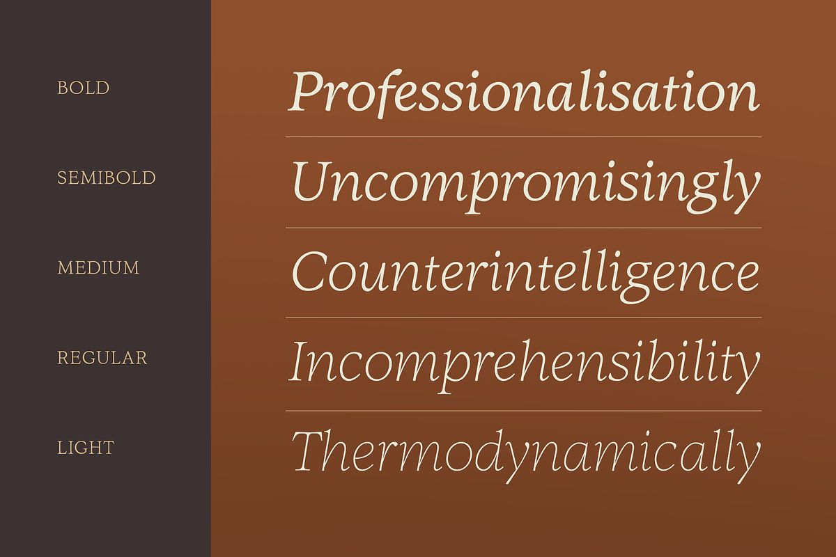 Justinia - 10 Old Style Fonts, a Serif Font by Nasir Udin (Photo 10 of 14)