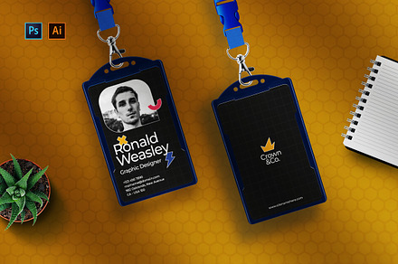 Breens - ID Card | Card Templates ~ Creative Market