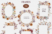 Autumn Meadow Watercolor Collection, a Seasonal Illustration by DiashaArt (Thumbnail 6 of 10)