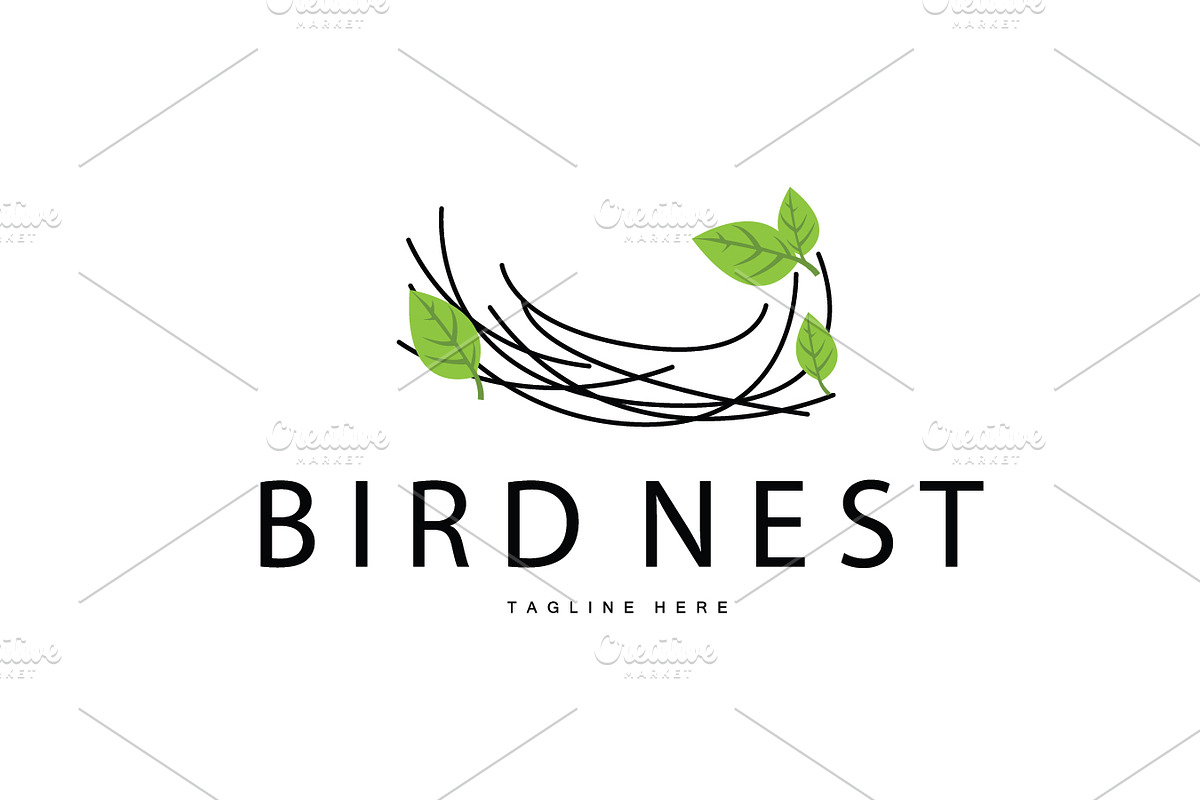 Bird's Nest Logo Design, Bird House, a Branding & Logo Template by Maylianaw28