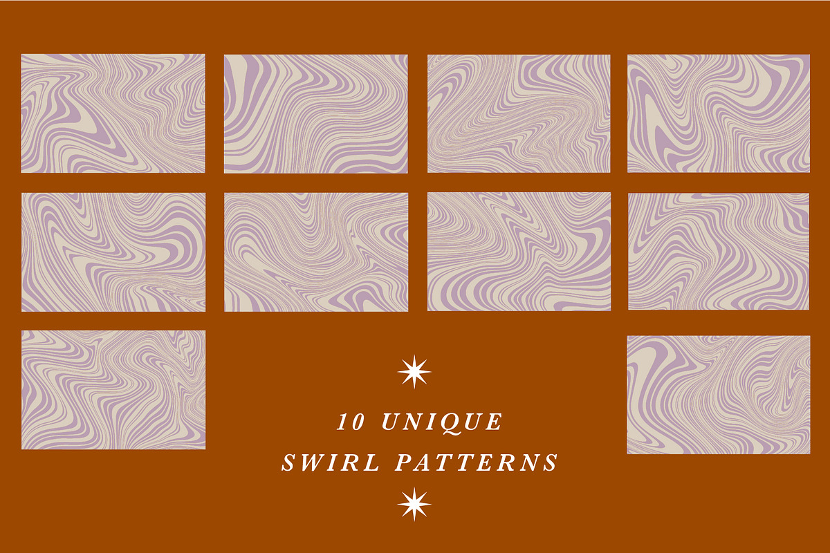 Psychedelic Swirls, a Pattern Graphic by Like Magic Studio (Photo 2 of 8)