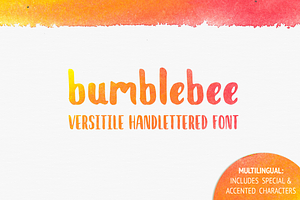 Bumblebee - Handlettered Font