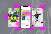 SoccerStyle Instagram Template | PSD, a Social Media Template by Azruca (Thumbnail 3 of 6)