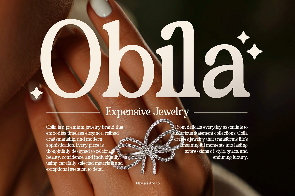 Buctera - Elegant Retro Serif Font, a Serif Font by Flawless And Co (Photo 3 of 10)