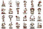Whimsical Spring Animals Clipart, an Illustration by DreamPrint404 (Thumbnail 2 of 4)