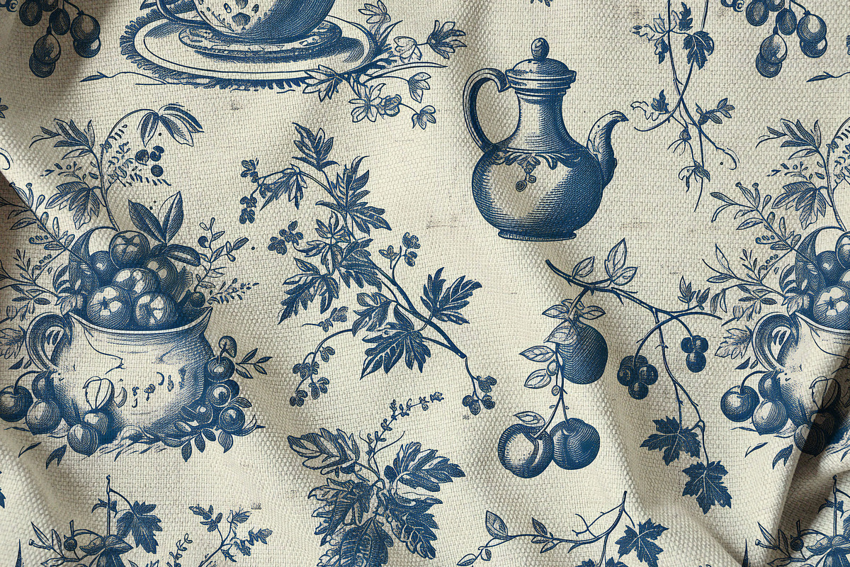 Toile de Jouy Patterns Bundle, a Pattern Graphic by Olya Creative (Photo 20 of 41)