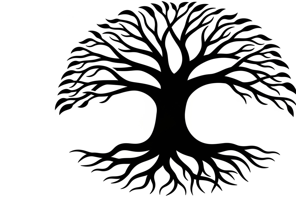 abstract Tree of Life roots, an Illustration by Amazin_art (Photo 5 of 22)