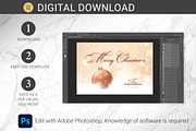 Merry Christmas Postcard Photoshop, a Flyer Template by Godserv Designs (Thumbnail 11 of 12)