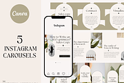 Instagram Carousel Post Luxe Canva, a Social Media Template by HerstedHertz (Thumbnail 1 of 10)