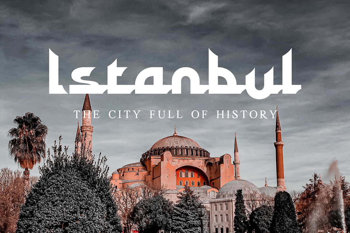 Kofin - Arabic Style Display Font, a Font by Attractype (Photo 2 of 12)