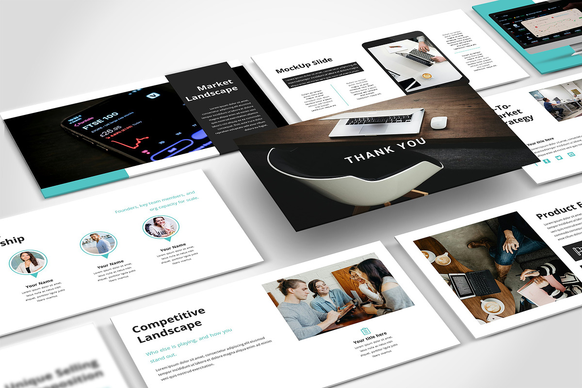 Corporate Pitch Deck Googleslides, a Presentation Template by Glowin_studio (Photo 1 of 3)