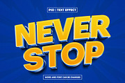 Never stop 3d text effect, a Layer Style Add-On by AP Market (Thumbnail 2 of 2)