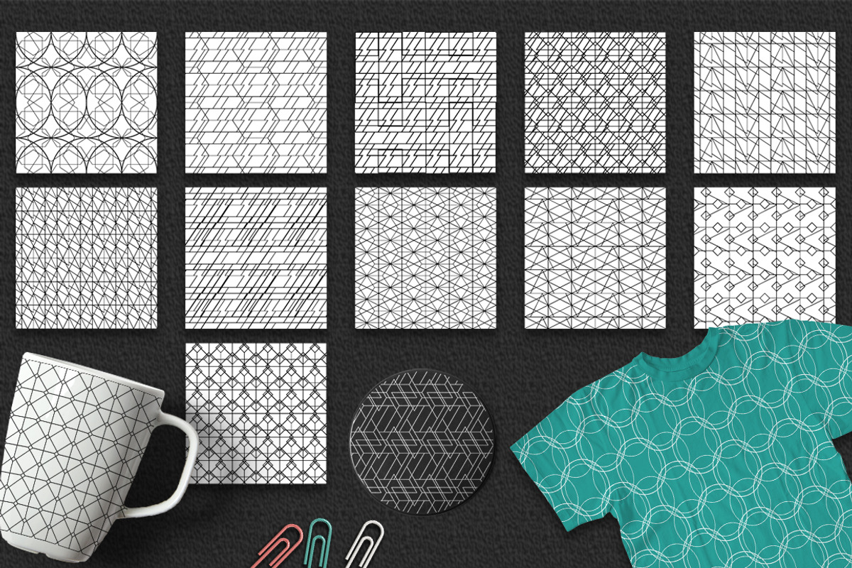 300+ seamless patterns, a Pattern Graphic by SomStock (Photo 2 of 9)