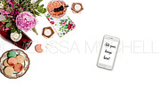 Champagne & Macarons Mockup #27, an iPhone Mockup by MMStyledStock (Thumbnail 3 of 3)