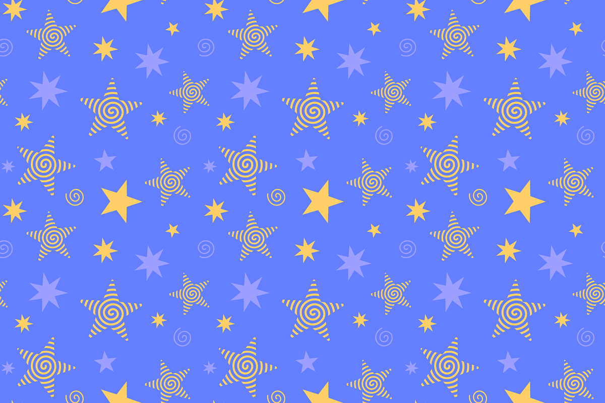 Night sky, spiral stars pattern, an Illustration by Cmeree (Photo 2 of 2)