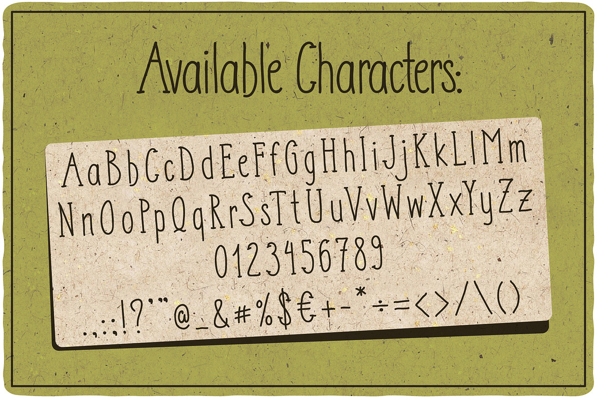 Adventure Typeface preview 2