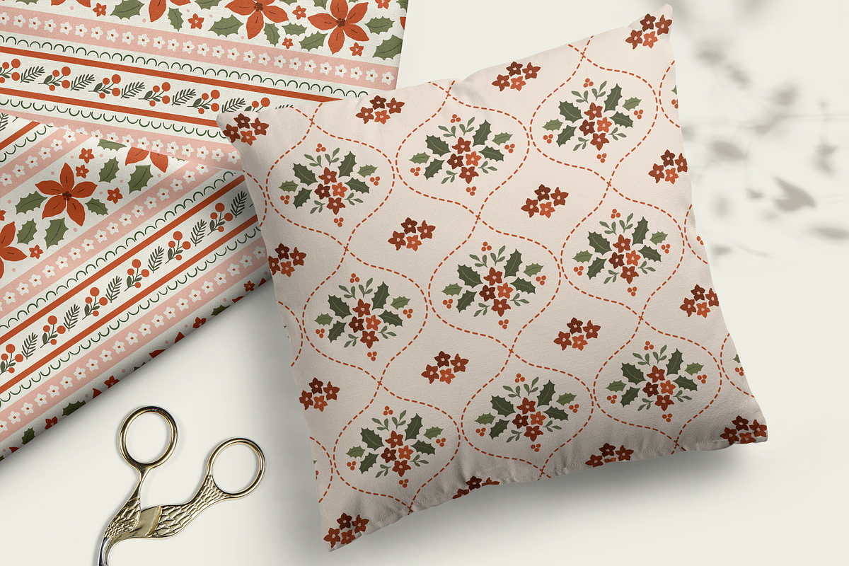 Traditional Christmas patterns, a Pattern Graphic by Cozy pattern shop (Photo 10 of 13)