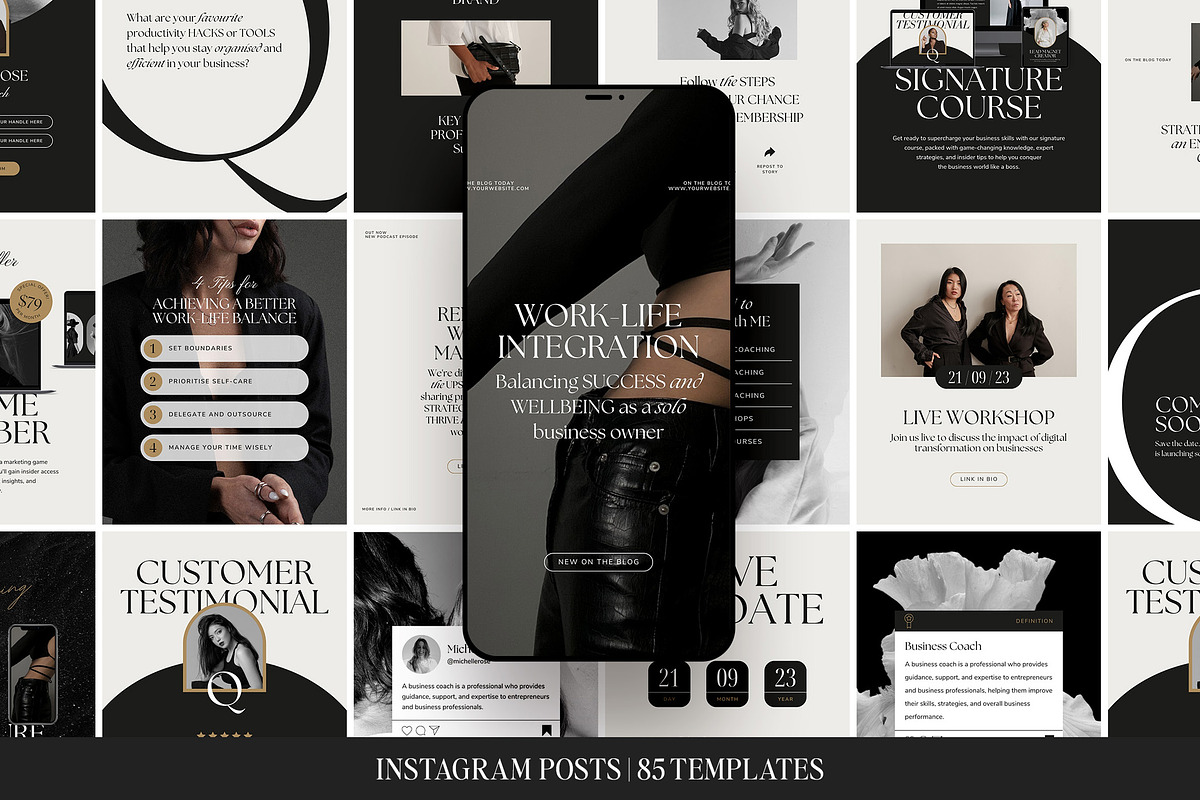 Business Course Creator Bundle CANVA, a Magazine Template by Studio Loire (Photo 2 of 22)