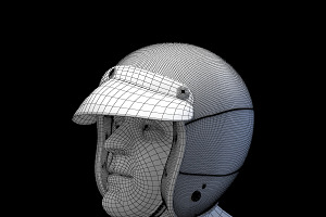 Retro Motorcycle Helmet