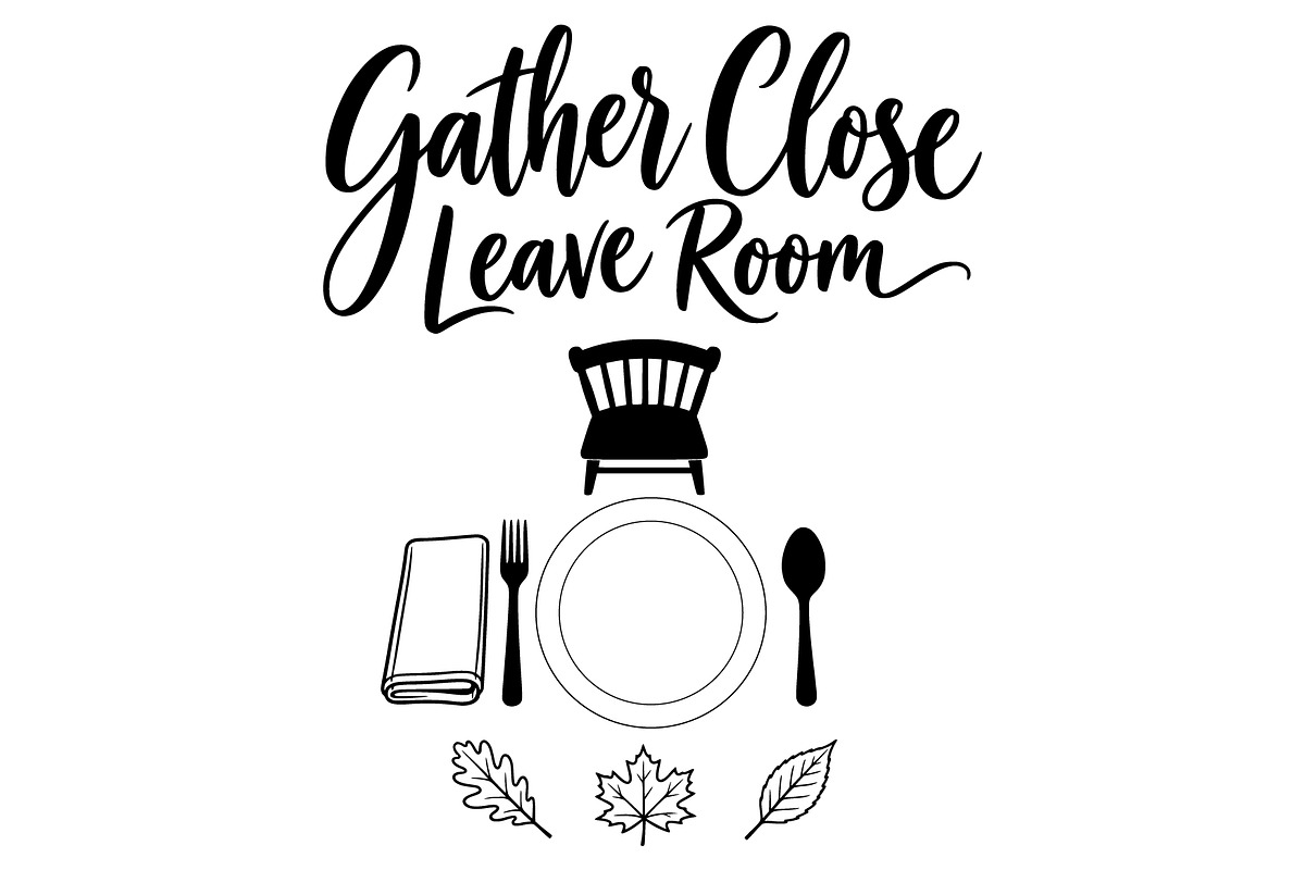 Gather Close Leave Room SVG, an Object Illustration by Ghagra (Photo 2 of 6)