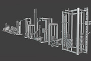 Low Poly Gym Equipments, an Object 3D Model by Artem Varnitsin (Thumbnail 5 of 6)
