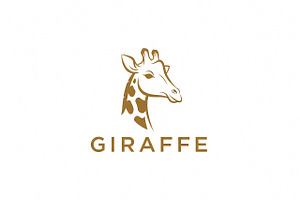 Gold Giraffe Logo, a Branding & Logo Template by Logocreative