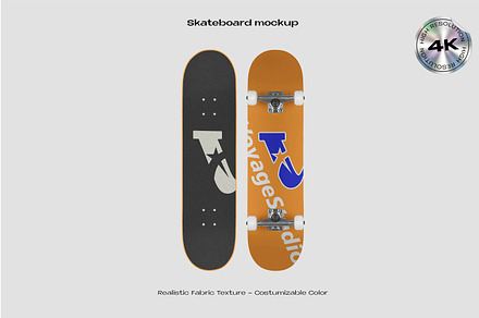 Skateboard mockup