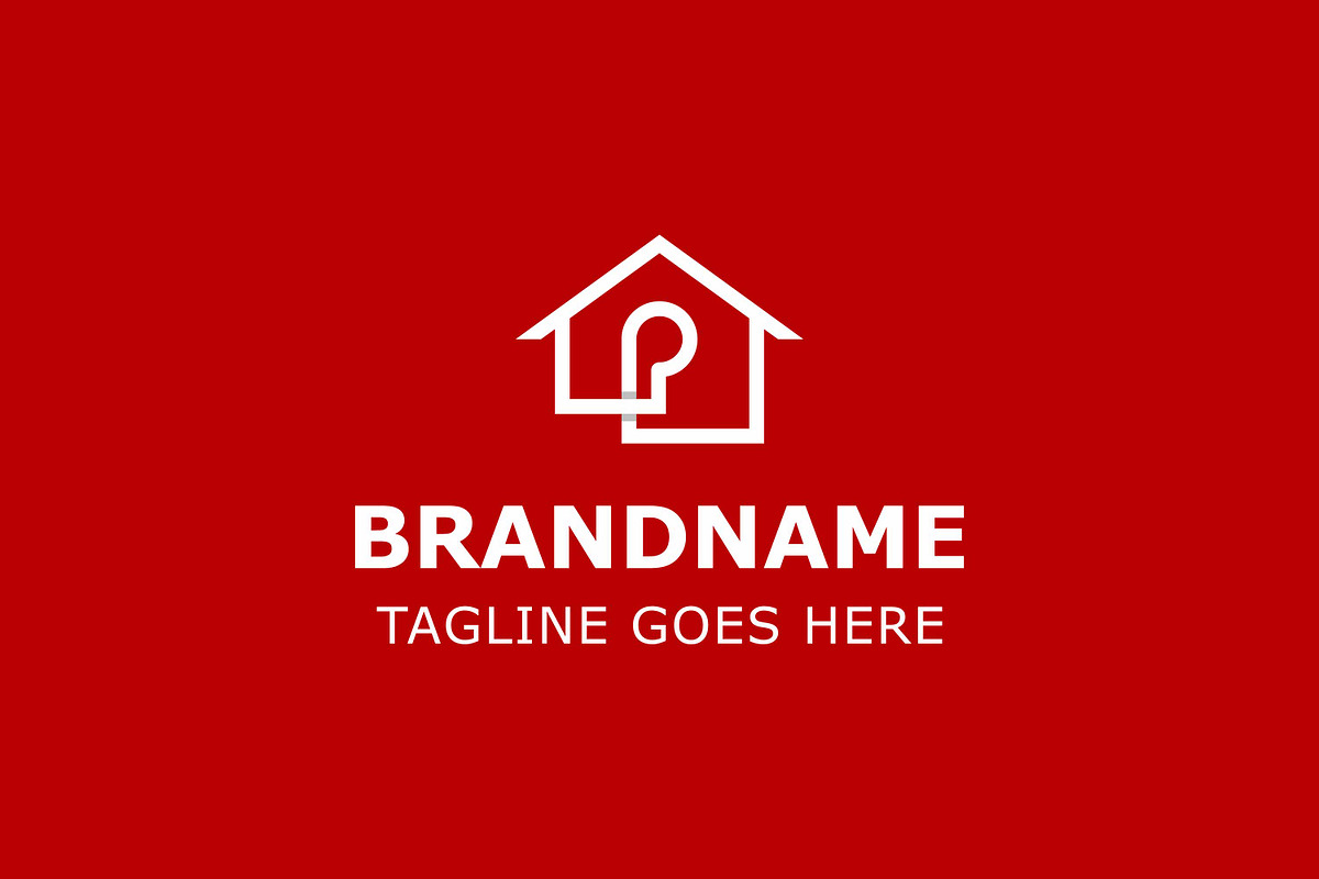Letter P Home Modern Logo, a Branding & Logo Template by Pray Art Design Studio (Photo 2 of 2)