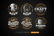 4 Mockup Bottle of beer. + emblems, a Product Mockup by SODESIGN (Thumbnail 5 of 5)
