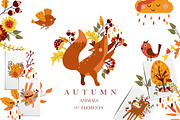 BUNDLE, Whole shop,clipart & pattens, an Animal Illustration by Usis (Thumbnail 3 of 16)