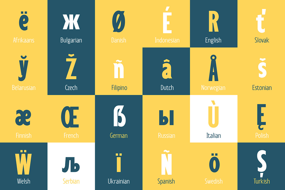 Anicon Sans preview 5