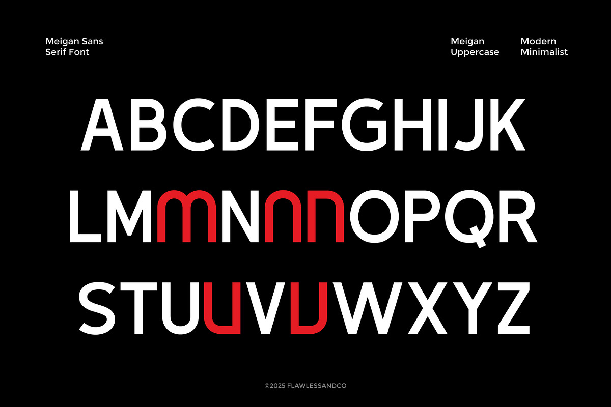 Meigan - Modern Corporate Sans Font, a Sans Serif Font by Flawless And Co (Photo 6 of 10)
