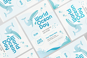 Whale World Ocean Day Flyer, a Flyer Template by Annora Studio (Thumbnail 3 of 5)