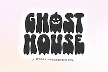 Ghost House | Retro Drip Font