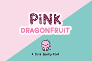 Pink Dragonfruit, a Script Font by Little Paperies (Thumbnail 1 of 5)