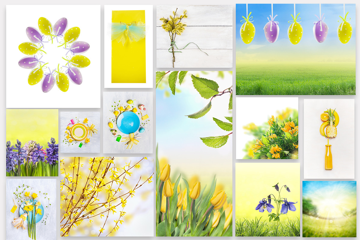 Yellow springtime and Easter BUNDLE, a Background Photo by VICUSCHKA (Photo 3 of 3)