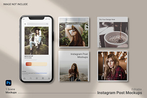 Instagram Post Mockup, an Advertising Mockup by Kenrichi