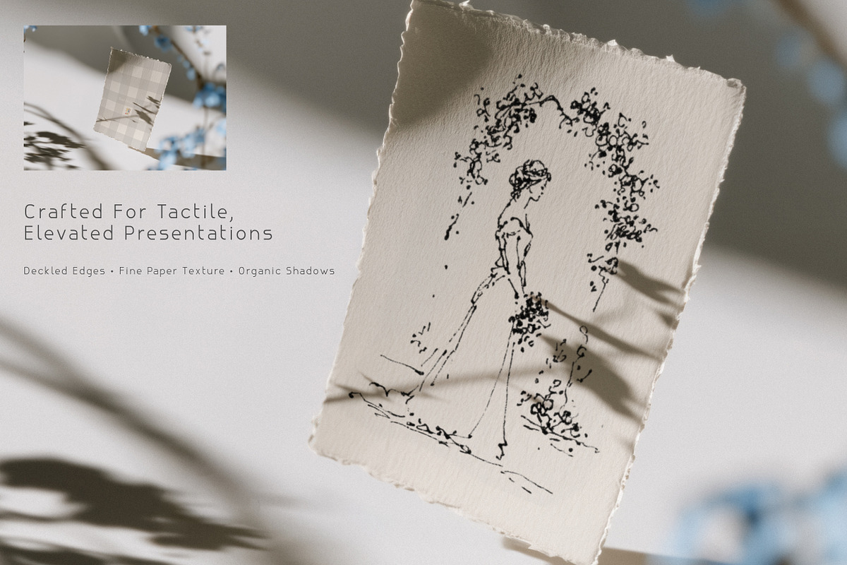 Blue Bloom Paper Mockup Collection, a Product Mockup by NikiArts (Photo 8 of 13)