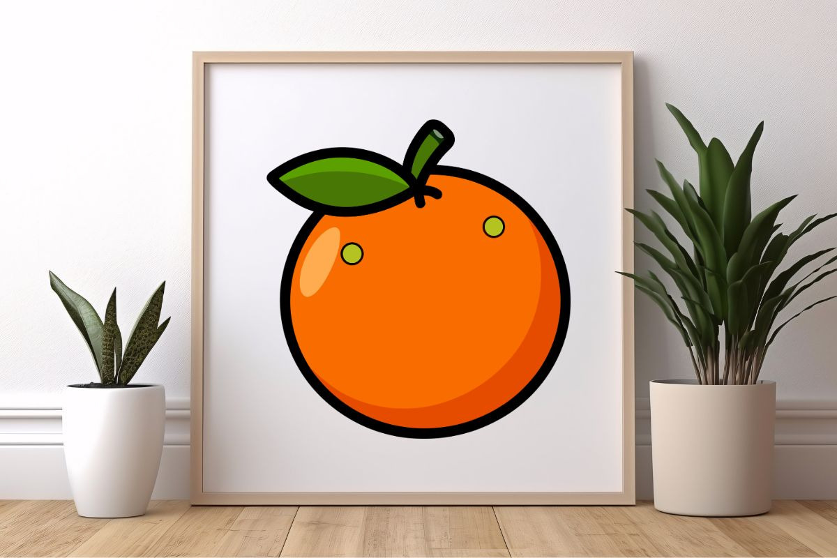 Cartoon Blood Orange Clipart Set, a Food Illustration by newminddesign (Photo 6 of 8)