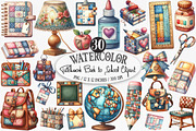 Patchwork Back to School Sublimation, an Illustration by Designking (Thumbnail 1 of 4)