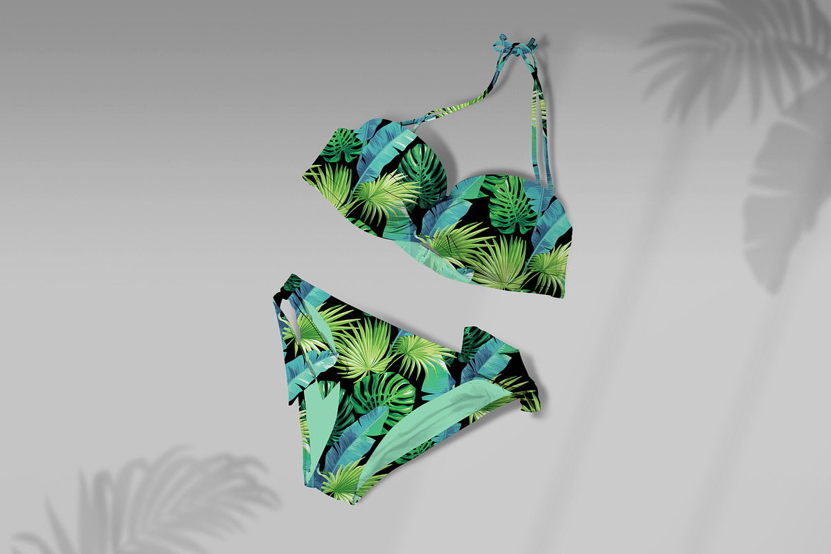 Vector pattern. Tropical leaves., a Pattern Graphic by Anna Smirnova (Photo 4 of 6)