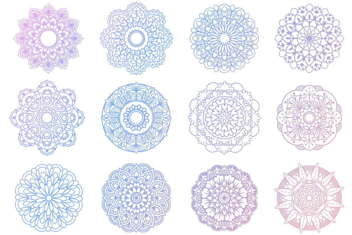 Mandala Bundle- 40 hand-drawn item, an Object Graphic by TatianaCociorva (Photo 3 of 9)